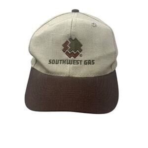 Vintage Southwest Gas Snapback Trucker Hat Mens One Size Spellout